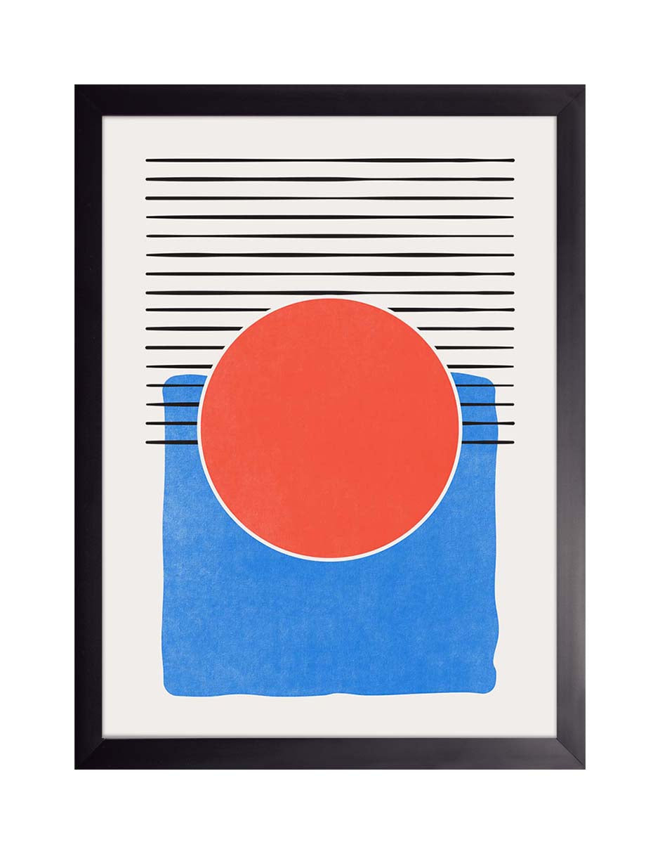 Disco Carmesí: cuadro decorativo, vista 5 (negro)