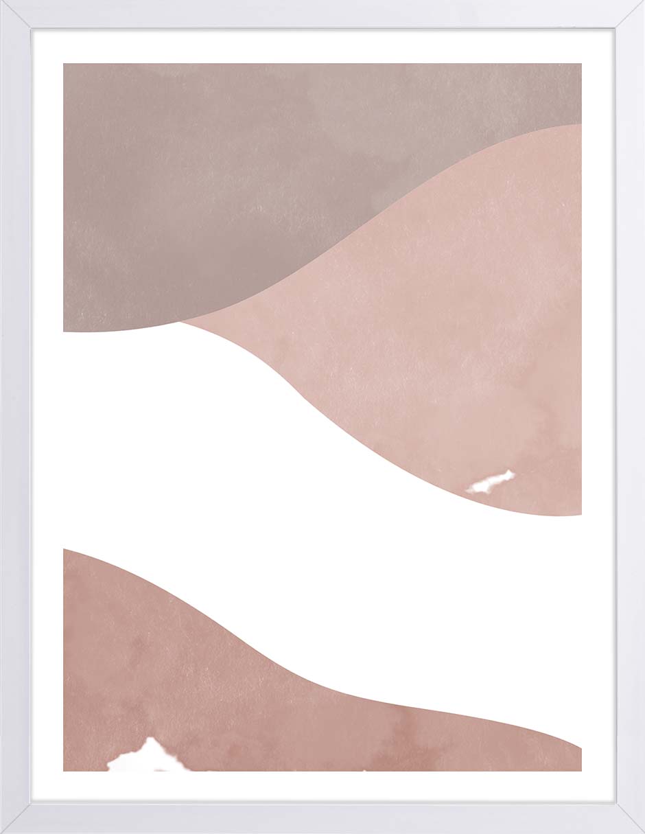 Dunas Malva: cuadro decorativo, vista 5 (blanco)