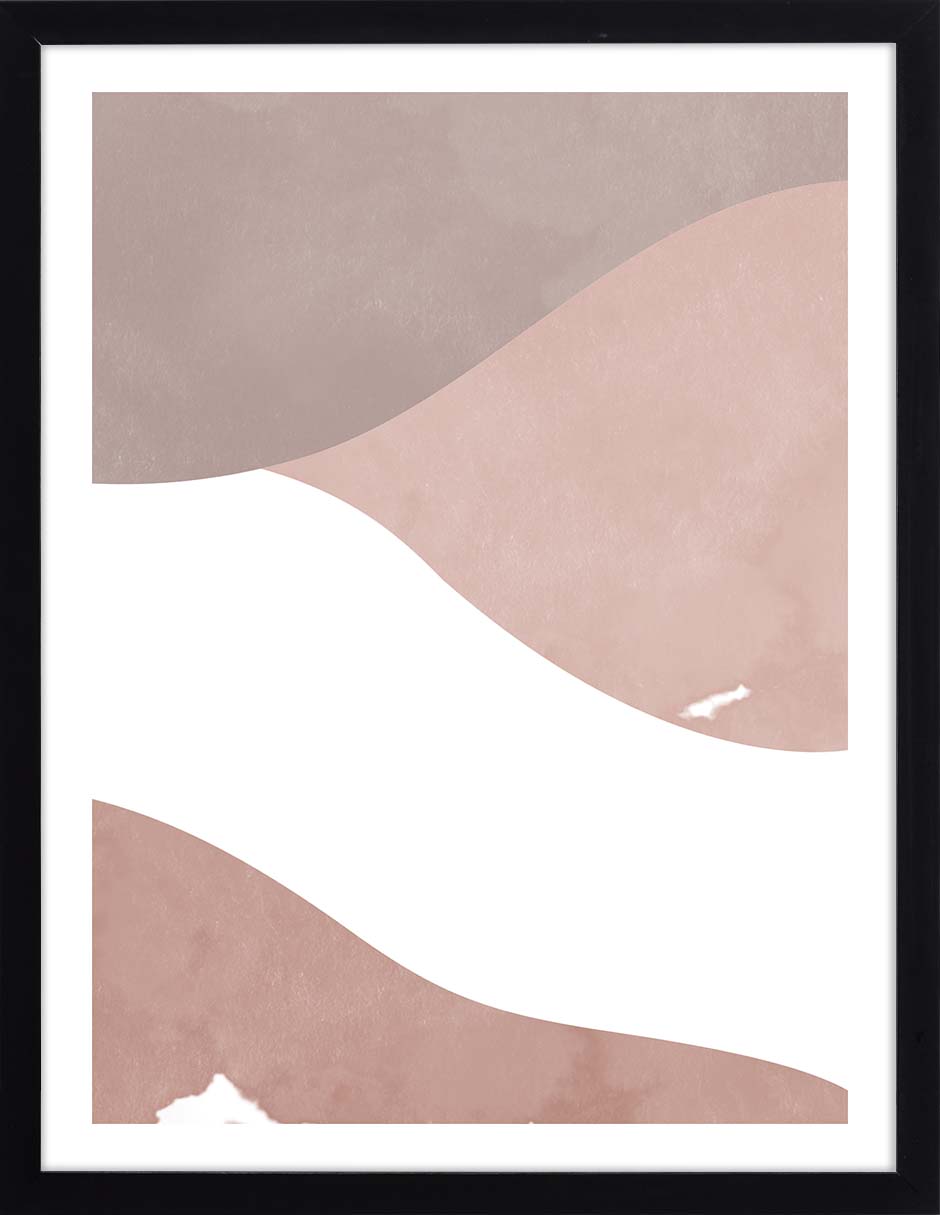 Dunas Malva: cuadro decorativo, vista 6 (negro)