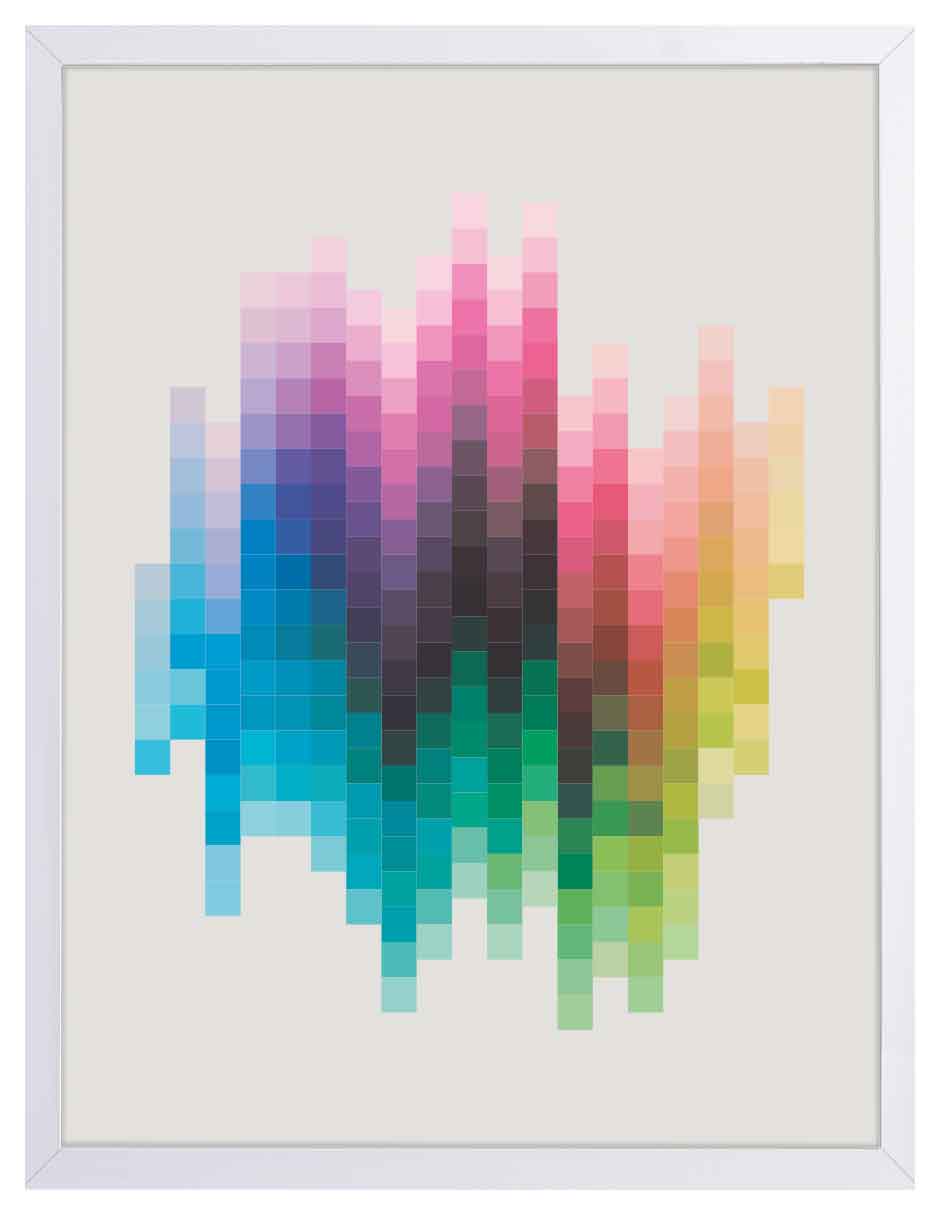Ecualizador: cuadro decorativo, vista 5 (blanco)