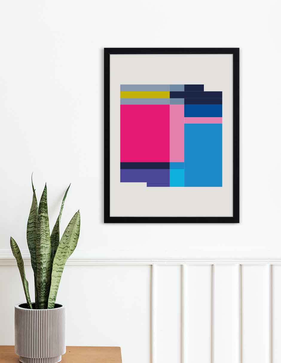 Edificio: cuadro decorativo, vista 2 (negro ambiente)