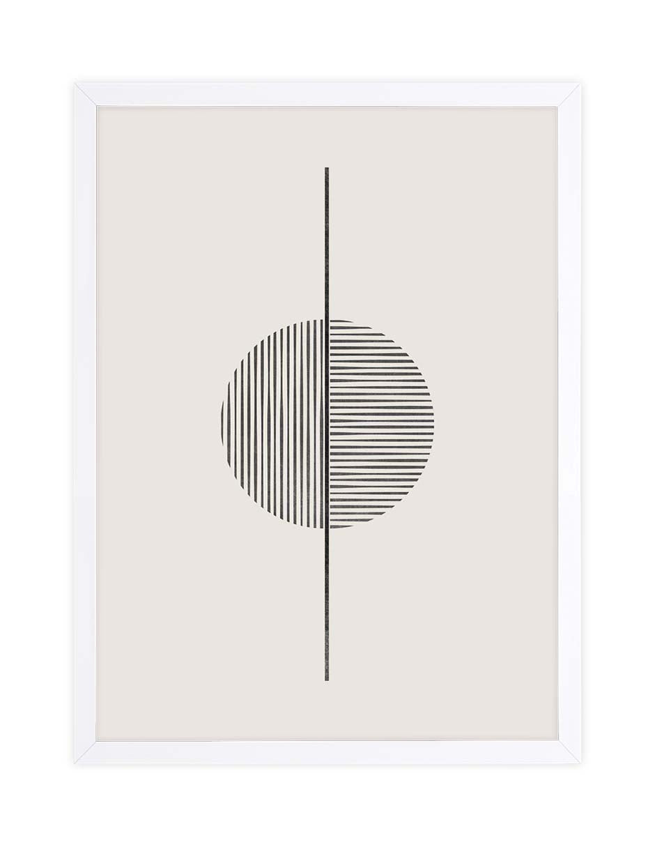 Eje Vertical: cuadro decorativo, vista 3 (blanco)