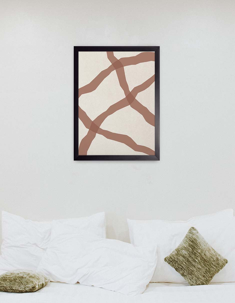 Encrucijada: cuadro decorativo, vista 2 (negro ambiente)