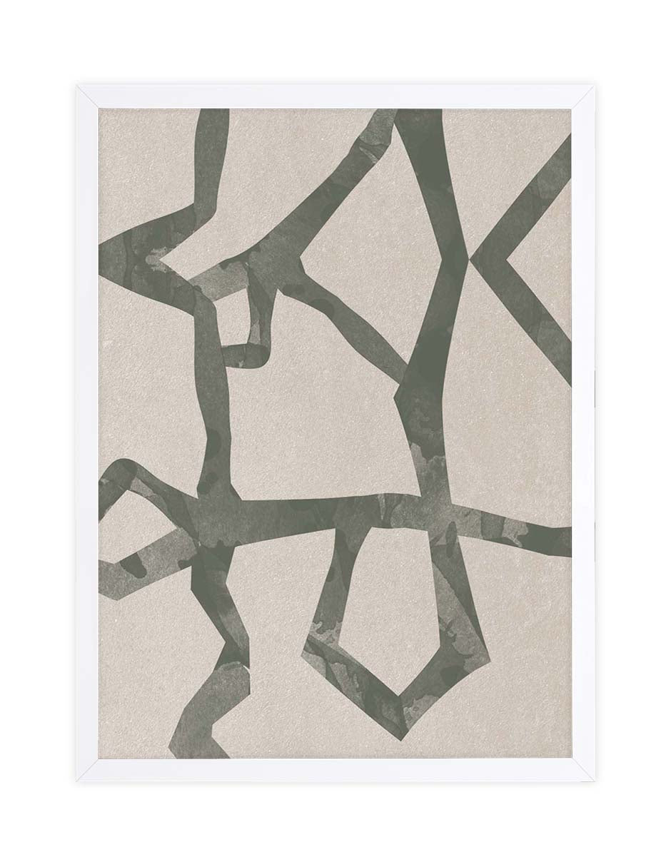 Entramado: cuadro decorativo, vista 3 (blanco)