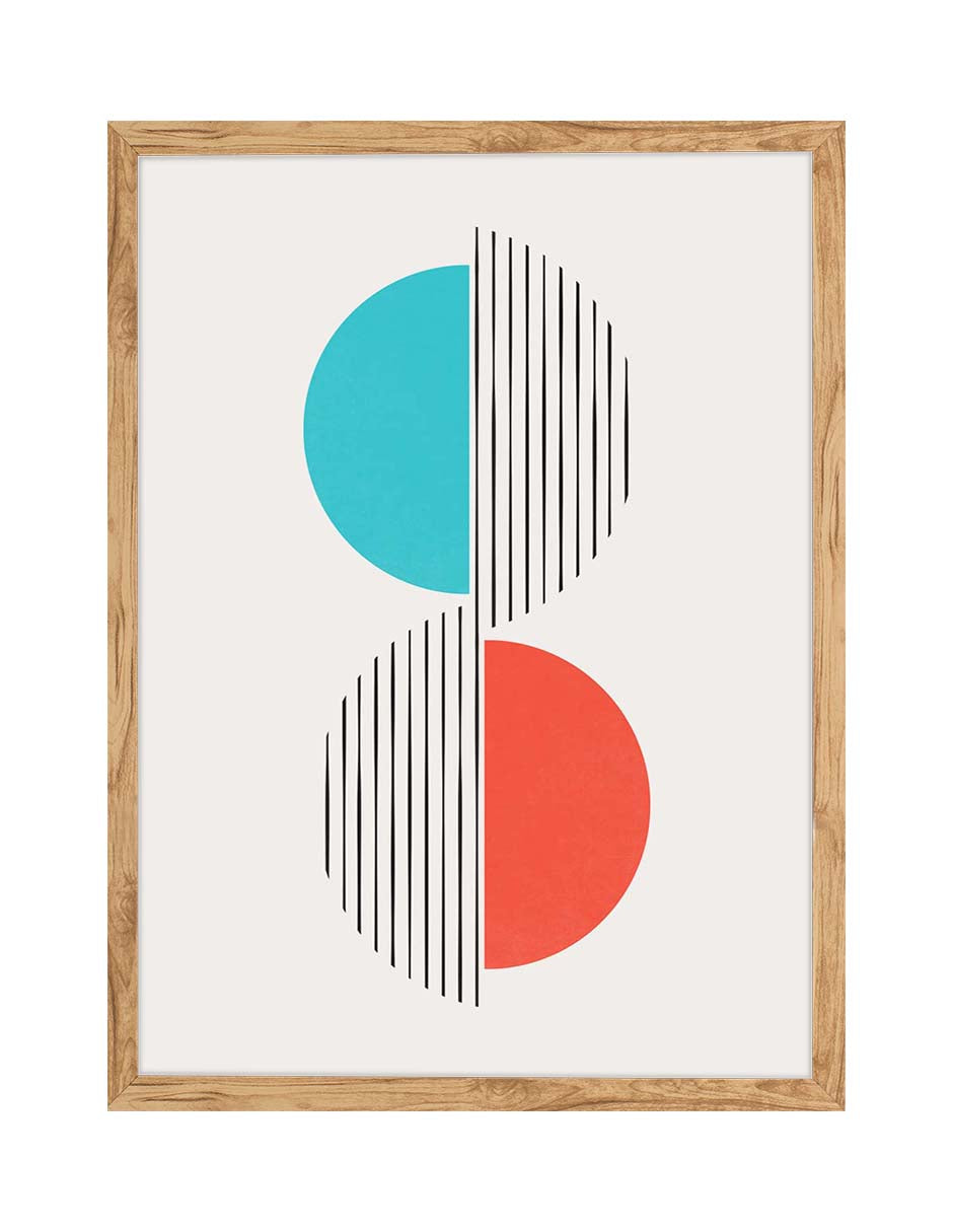 Escisión: cuadro decorativo, vista 3 (madera)