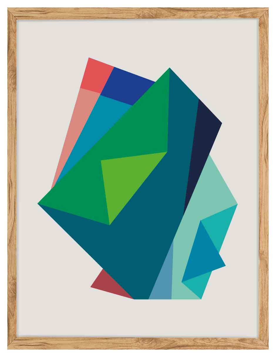 Esmeralda: cuadro decorativo, vista 6 (madera)