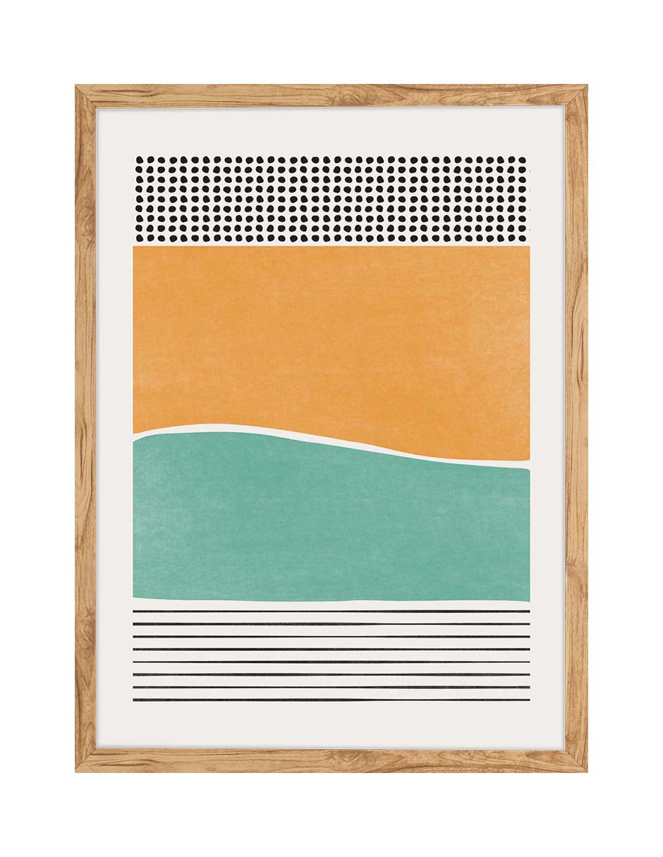 Estampa Verde: cuadro decorativo, vista 5 (madera)