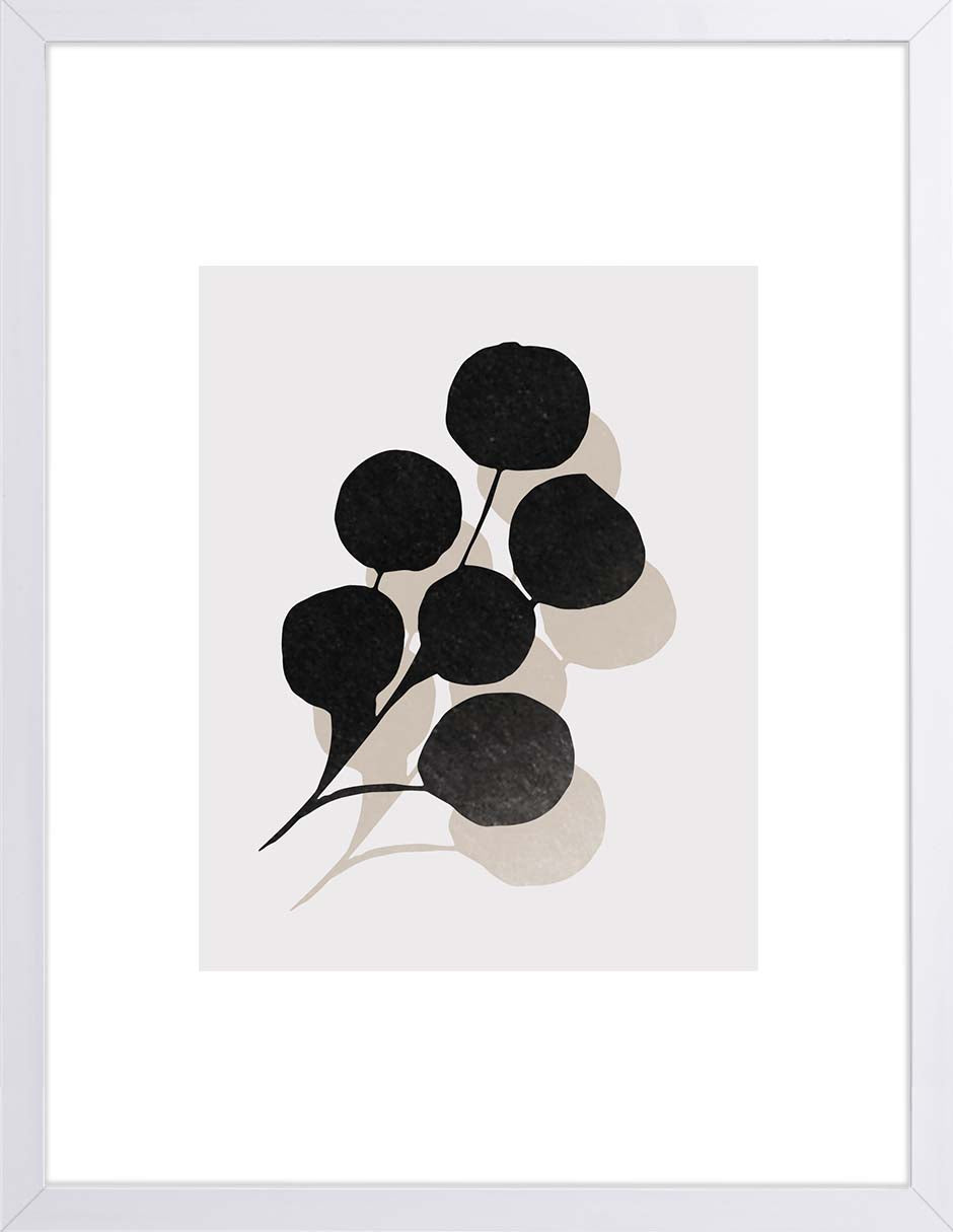 Eucalipto: cuadro decorativo, vista 5 (blanco)