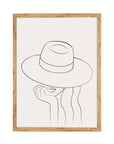 Fedora: cuadro decorativo, vista 5 (madera)