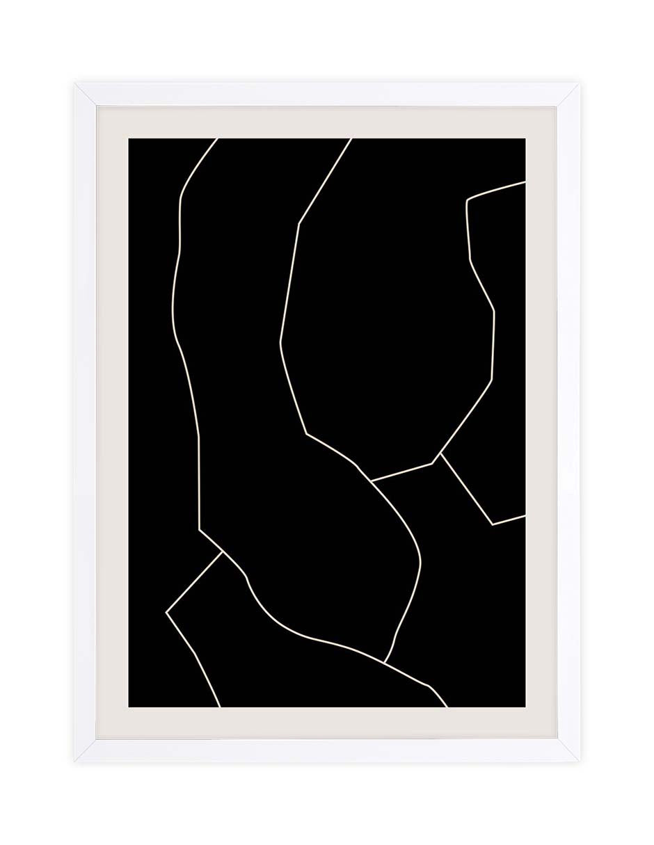 Fisuras: cuadro decorativo, vista 3 (blanco)