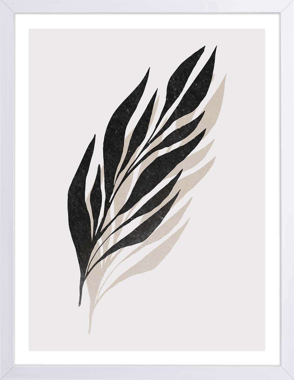 Fronda: cuadro decorativo, vista 5 (blanco)