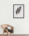 Fronda: cuadro decorativo, vista 2 (negro ambiente)