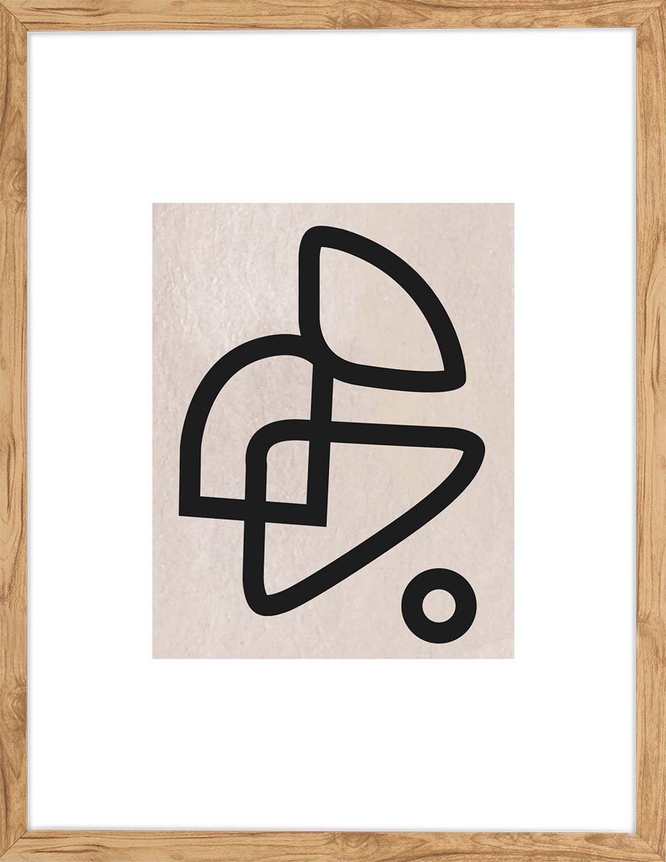 Garabato: cuadro decorativo, vista 6 (madera)