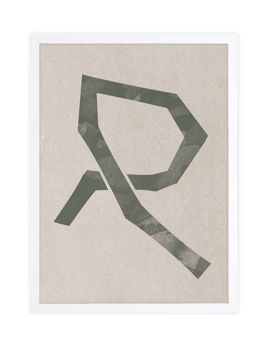 Glifo: cuadro decorativo, vista 3 (blanco)