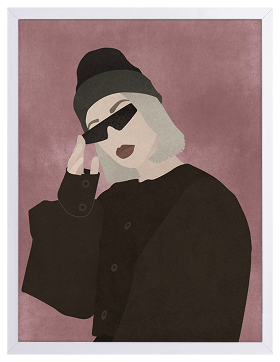 Gorro: cuadro decorativo, vista 6 (blanco)