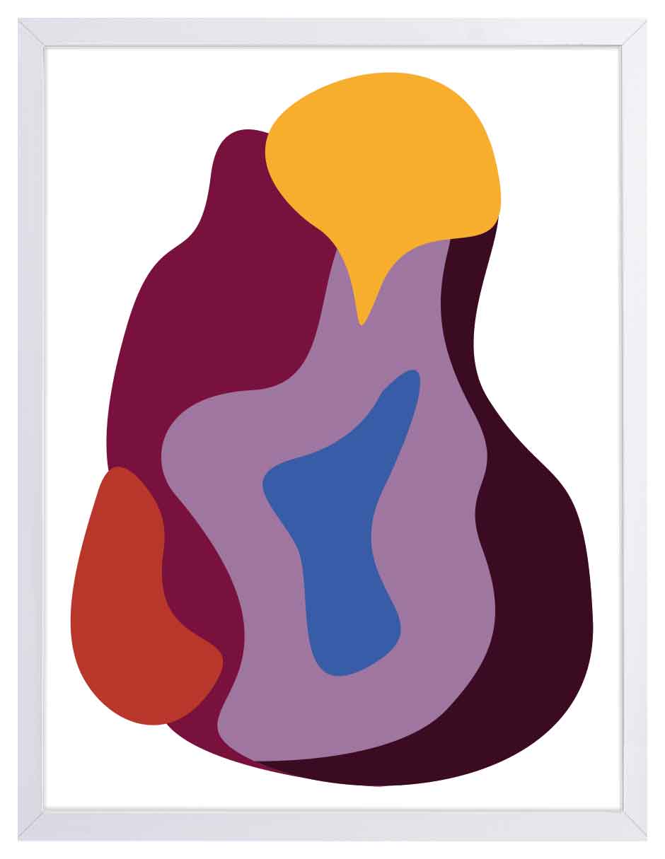 Higo: cuadro decorativo, vista 5 (blanco)
