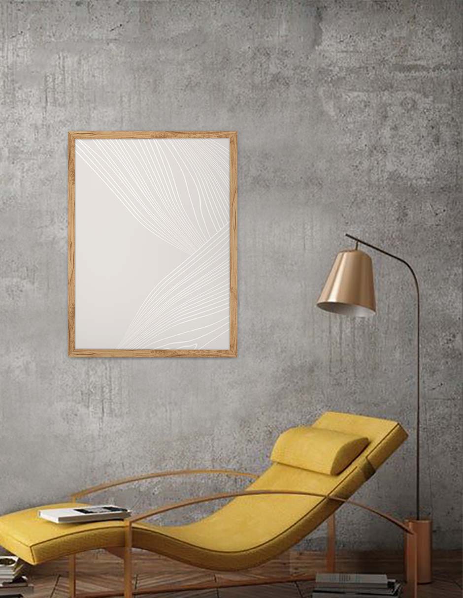 Hilaza: cuadro decorativo, vista 4 (madera render)