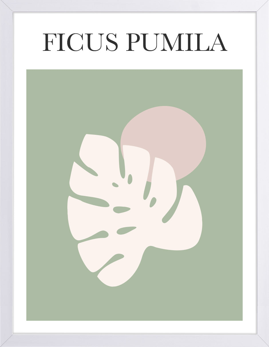 Hoja Calada: cuadro decorativo, vista 5 (blanco)