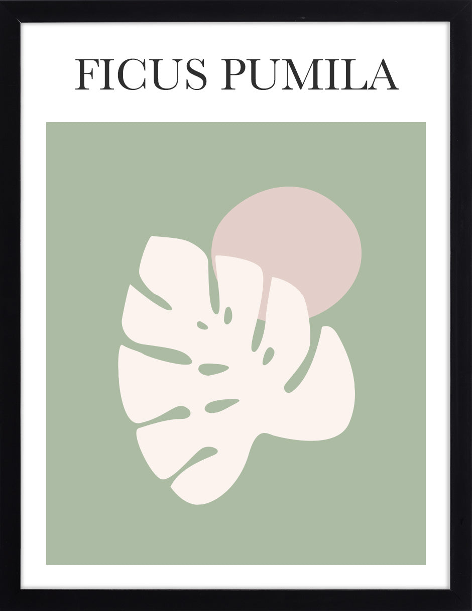 Hoja Calada: cuadro decorativo, vista 6 (negro)