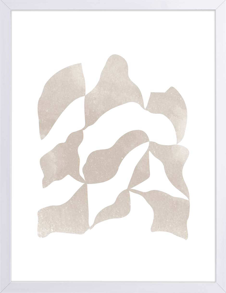 Hojarasca: cuadro decorativo, vista 5 (blanco)