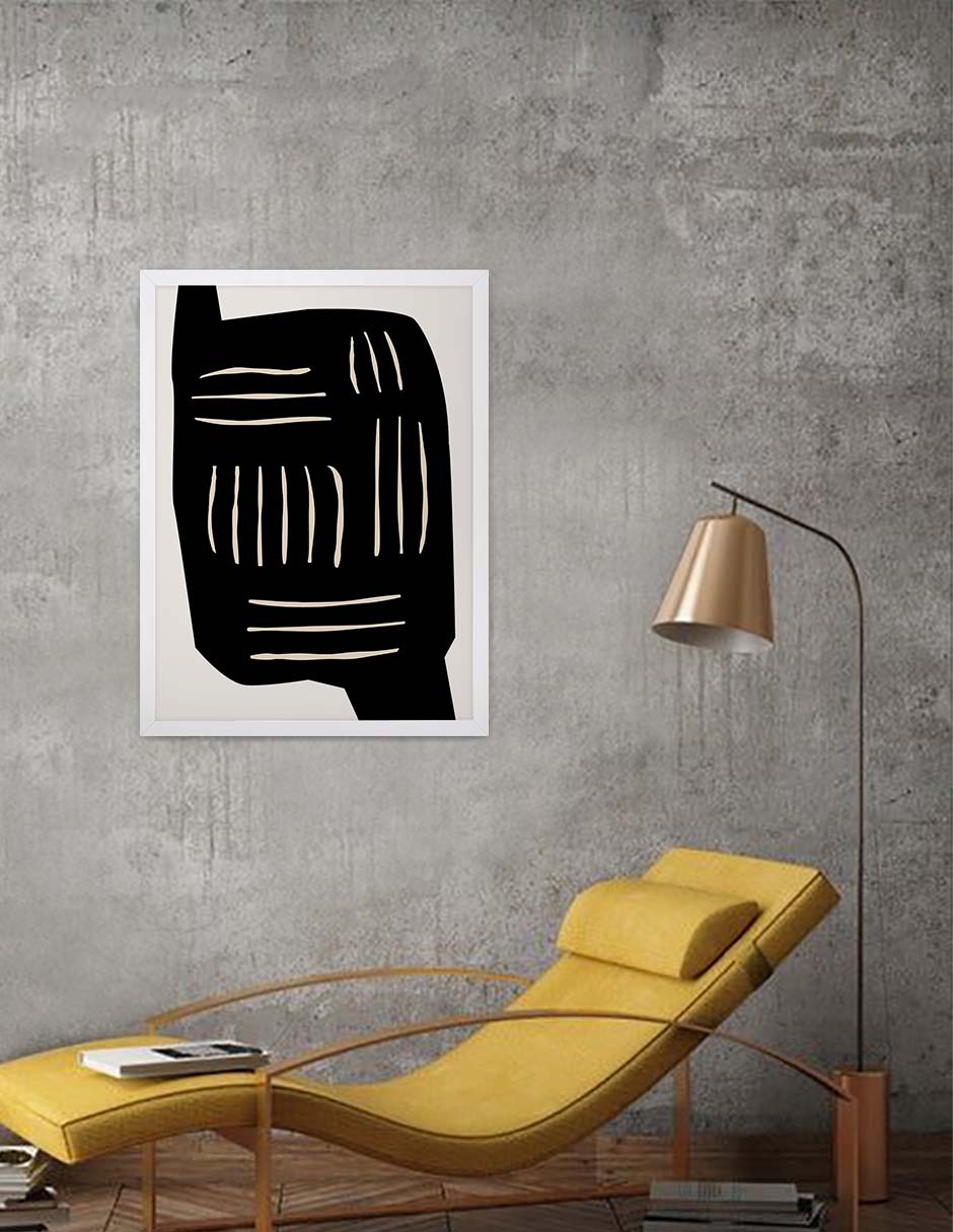 Ídolo: cuadro decorativo, vista 4 (blanco render)