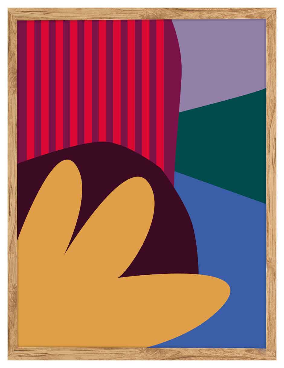 Jungla: cuadro decorativo, vista 5 (madera)