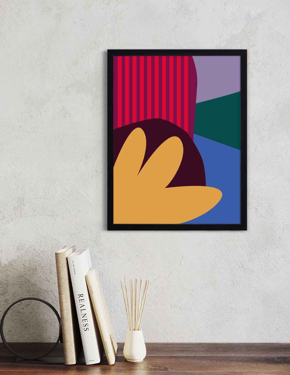 Jungla: cuadro decorativo, vista 2 (negro)