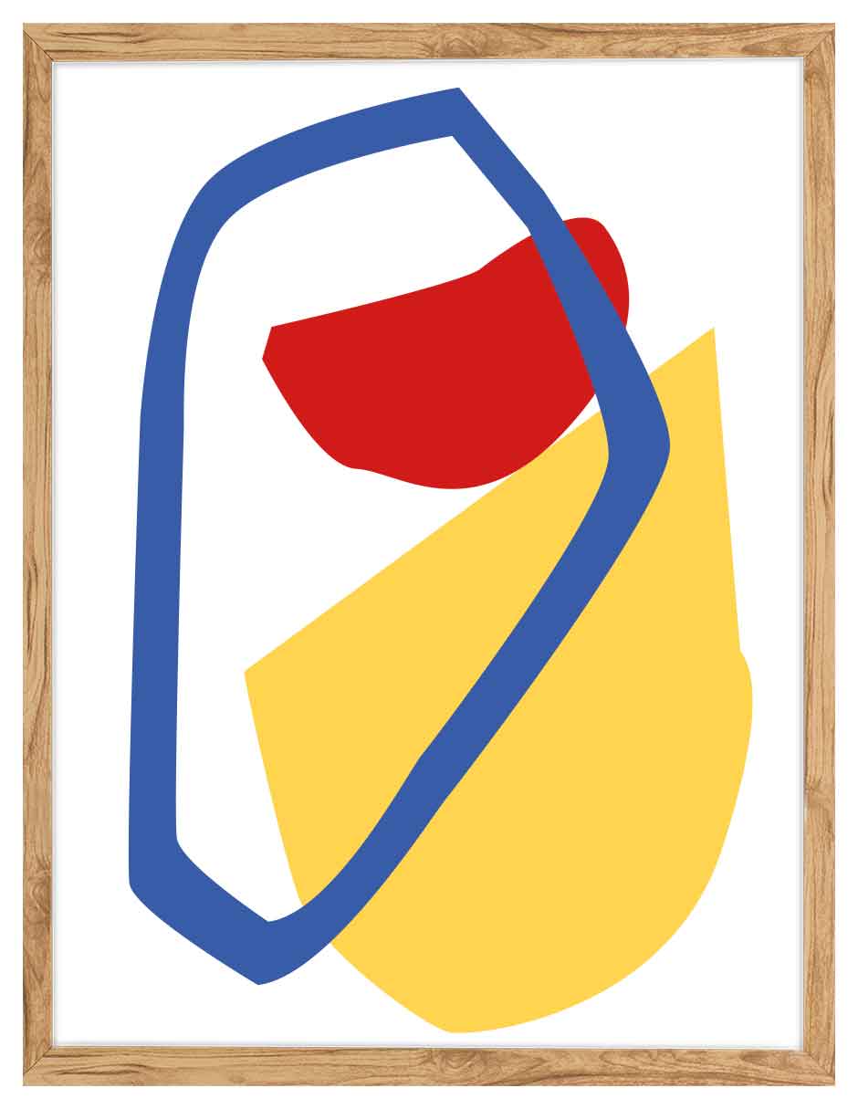 Lazo Azul: cuadro decorativo, vista 6 (madera)