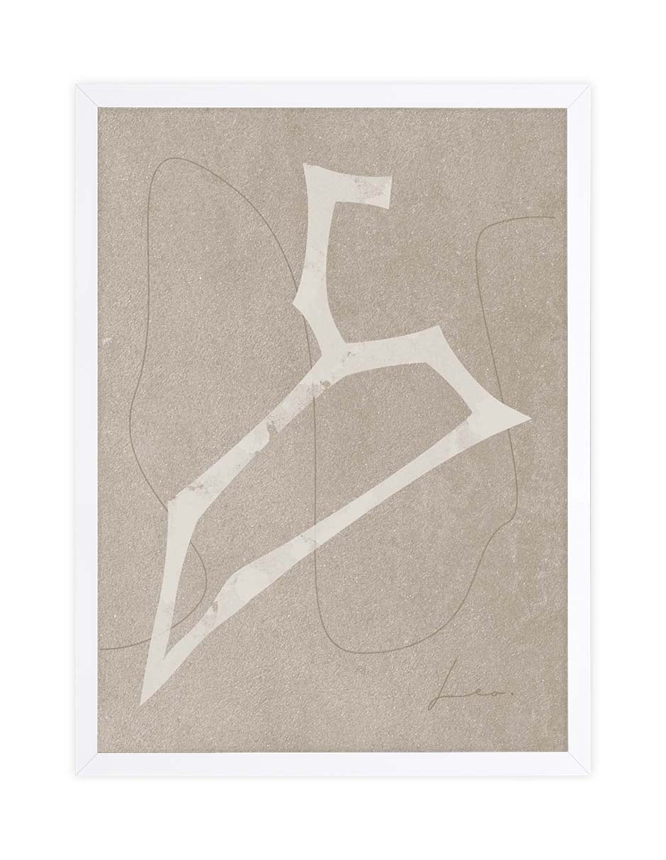 Leo: cuadro decorativo, vista 3 (blanco)