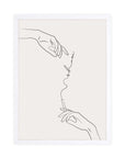 Manos Delicadas: cuadro decorativo, vista 3 (blanco)