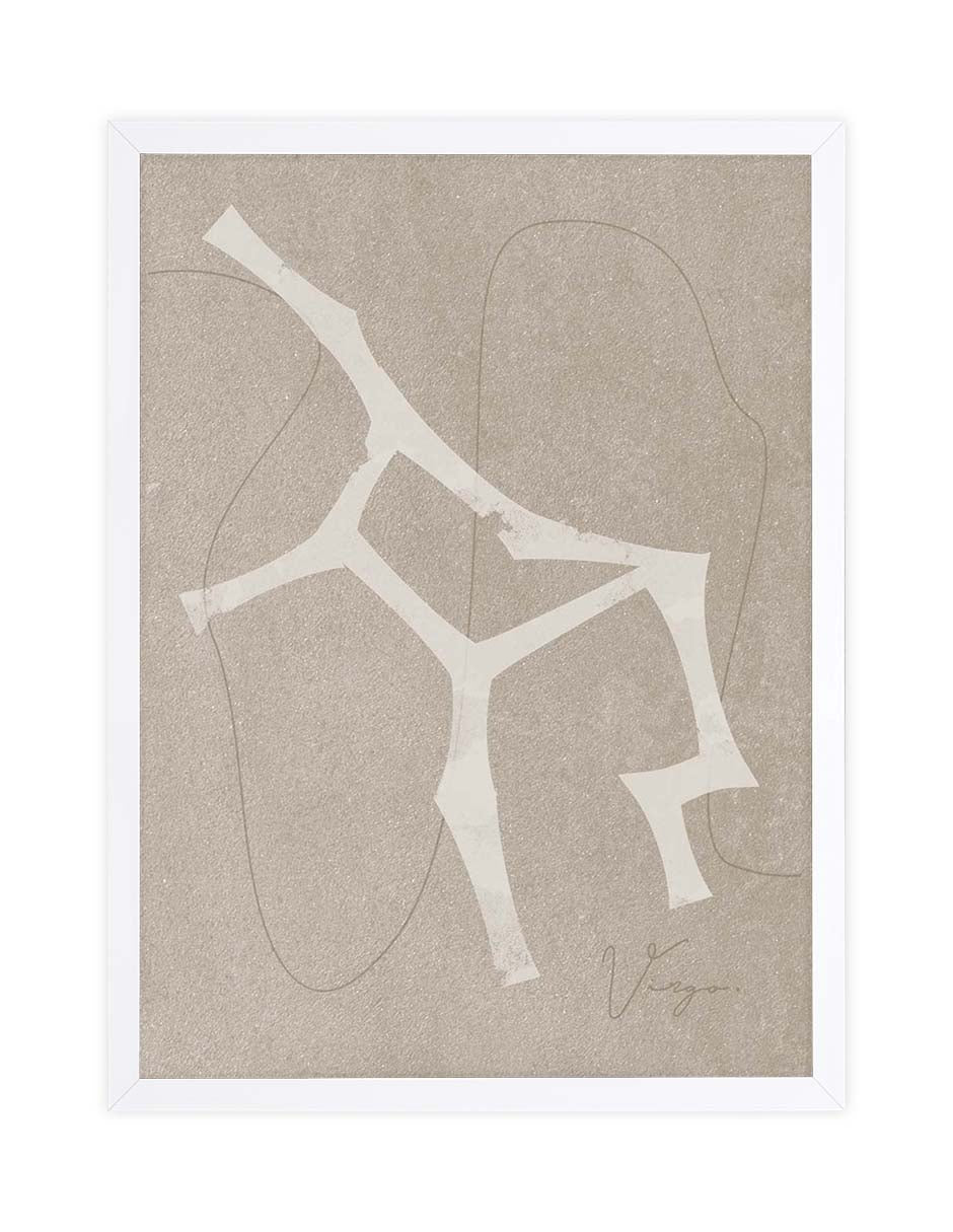 Mapa de Arena: cuadro decorativo, vista 3 (blanco)