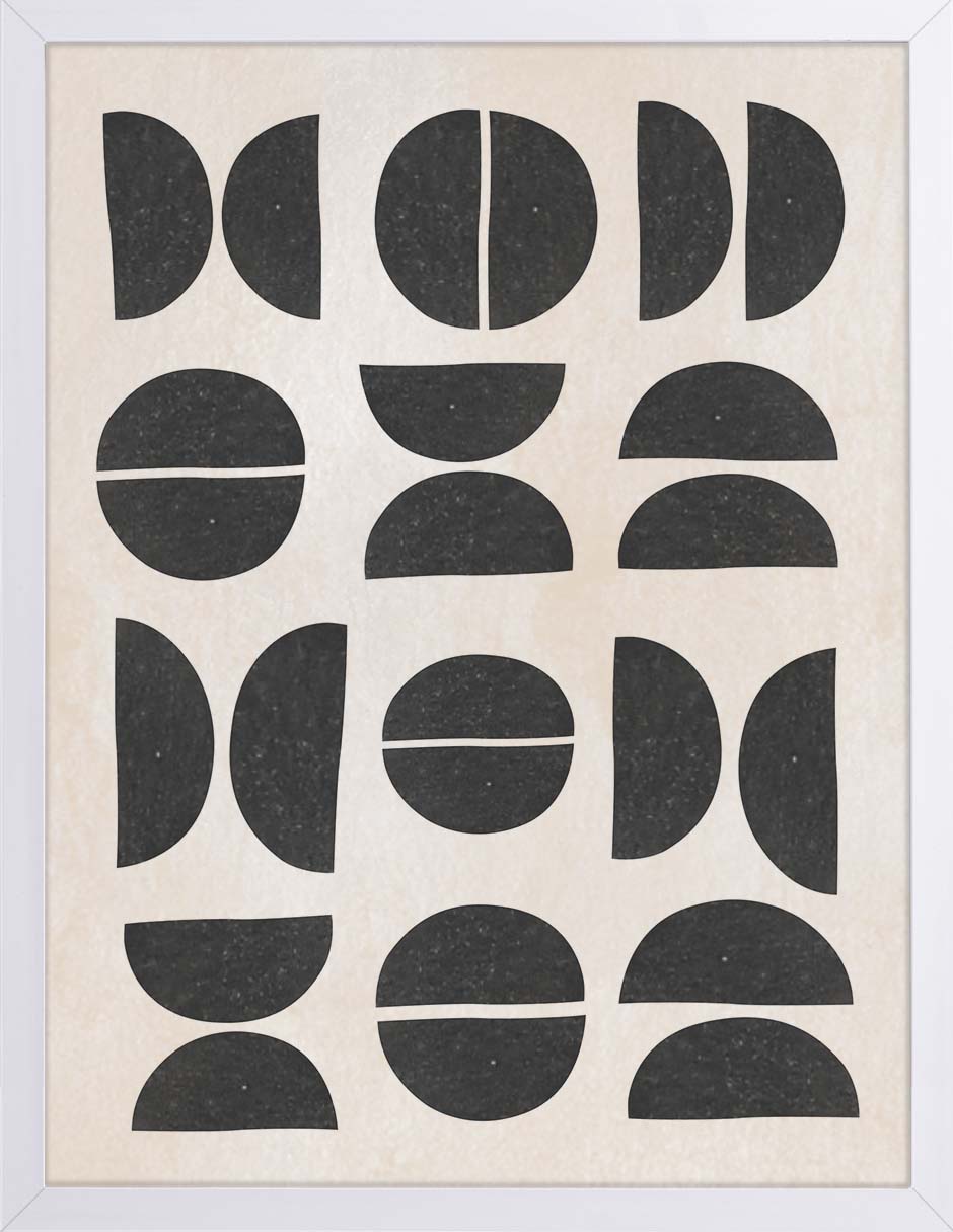 Medias Lunas: cuadro decorativo, vista 5 (blanco)