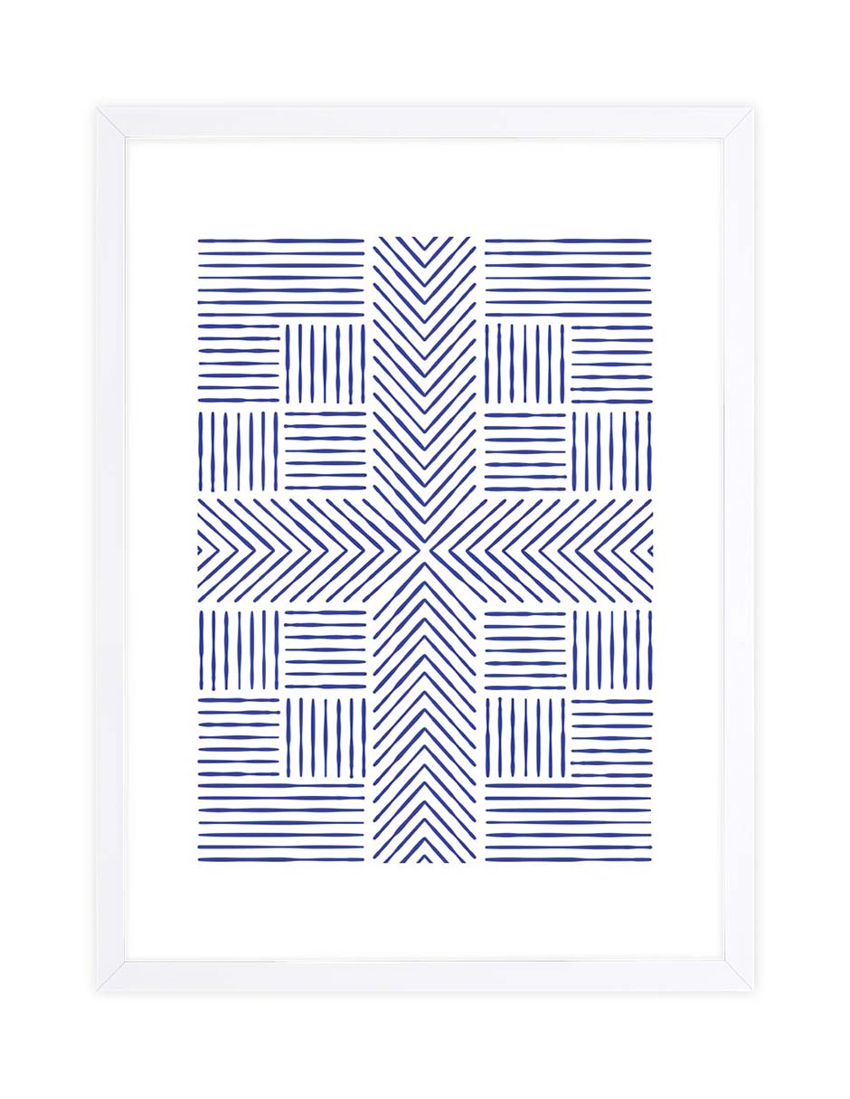 Meridiano: cuadro decorativo, vista 3 (blanco)