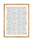 Mimbre: cuadro decorativo, vista 5 (madera)