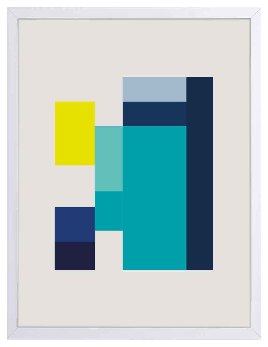 Muelle: cuadro decorativo, vista 5 (blanco)