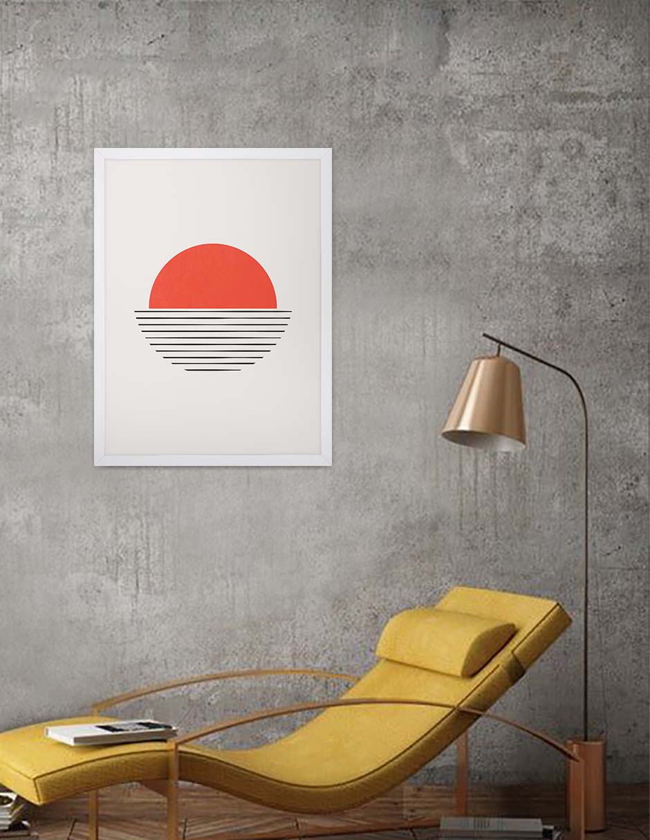 Naciente: cuadro decorativo, vista 4 (blanco ambiente)