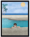 Oasis: cuadro decorativo, vista 5 (negro)