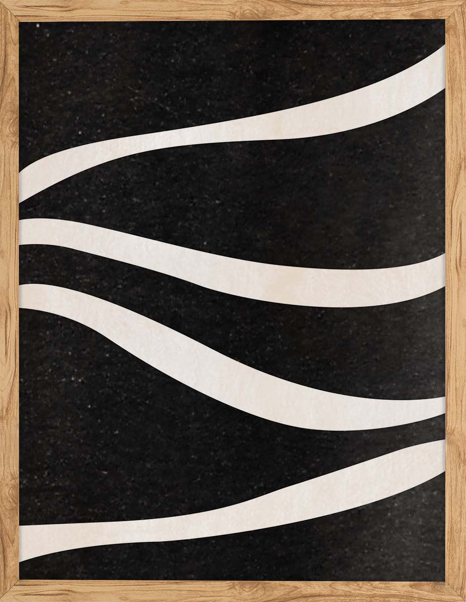 Oleaje: cuadro decorativo, vista 6 (madera)