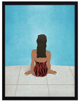 Orilla: cuadro decorativo, vista 5 (negro)