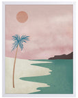 Palmar: cuadro decorativo, vista 6 (blanco)