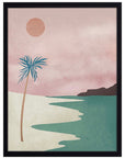 Palmar: cuadro decorativo, vista 5 (negro)