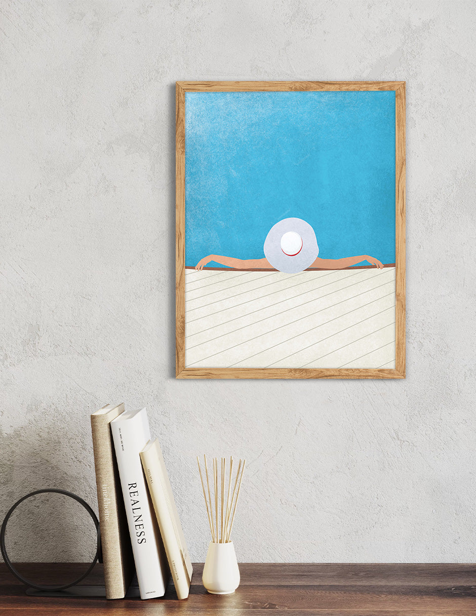 Pamela: cuadro decorativo, vista 2 (madera ambiente)