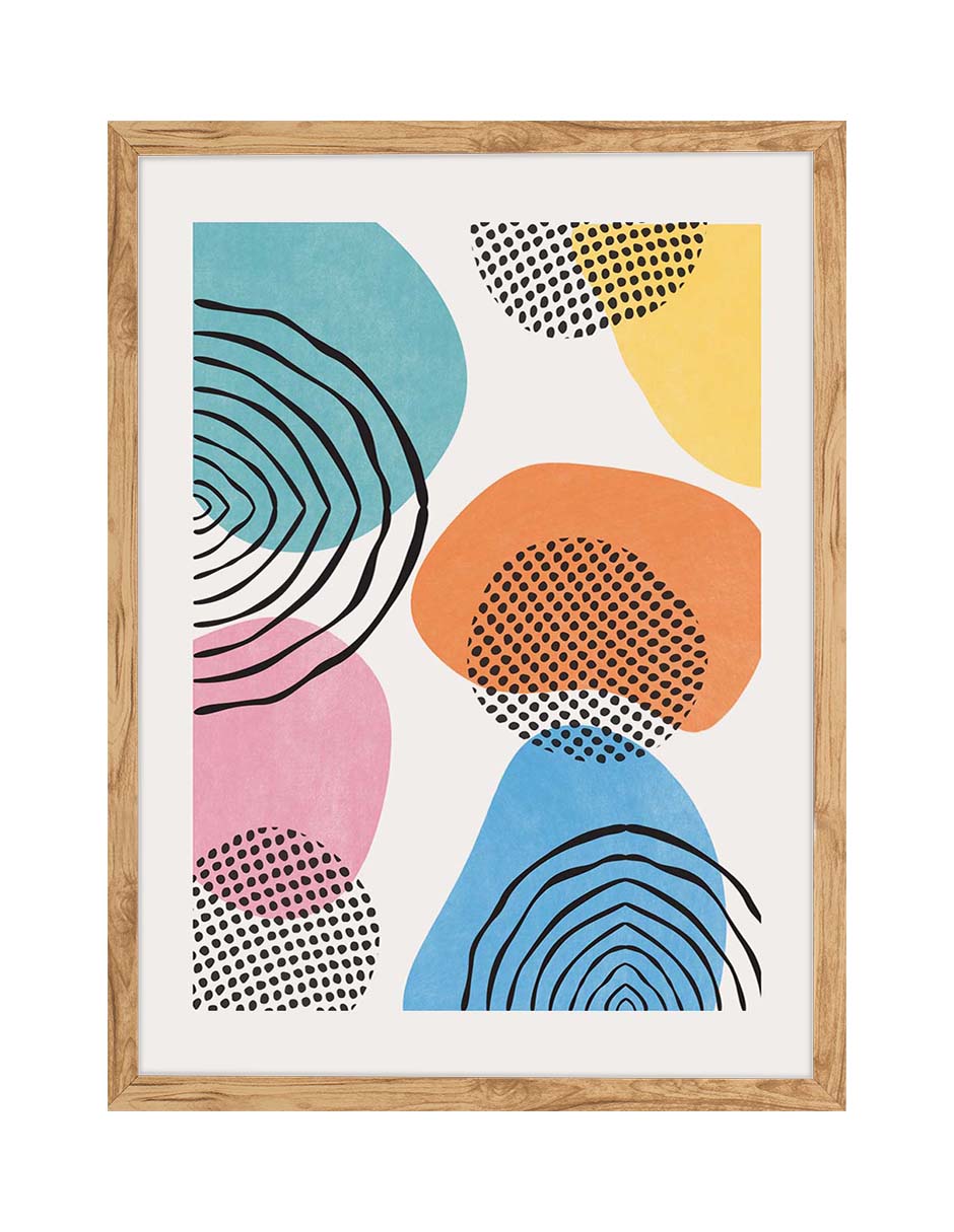 Pedrería: cuadro decorativo, vista 5 (madera)