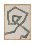 Pentágono: cuadro decorativo, vista 5 (madera)
