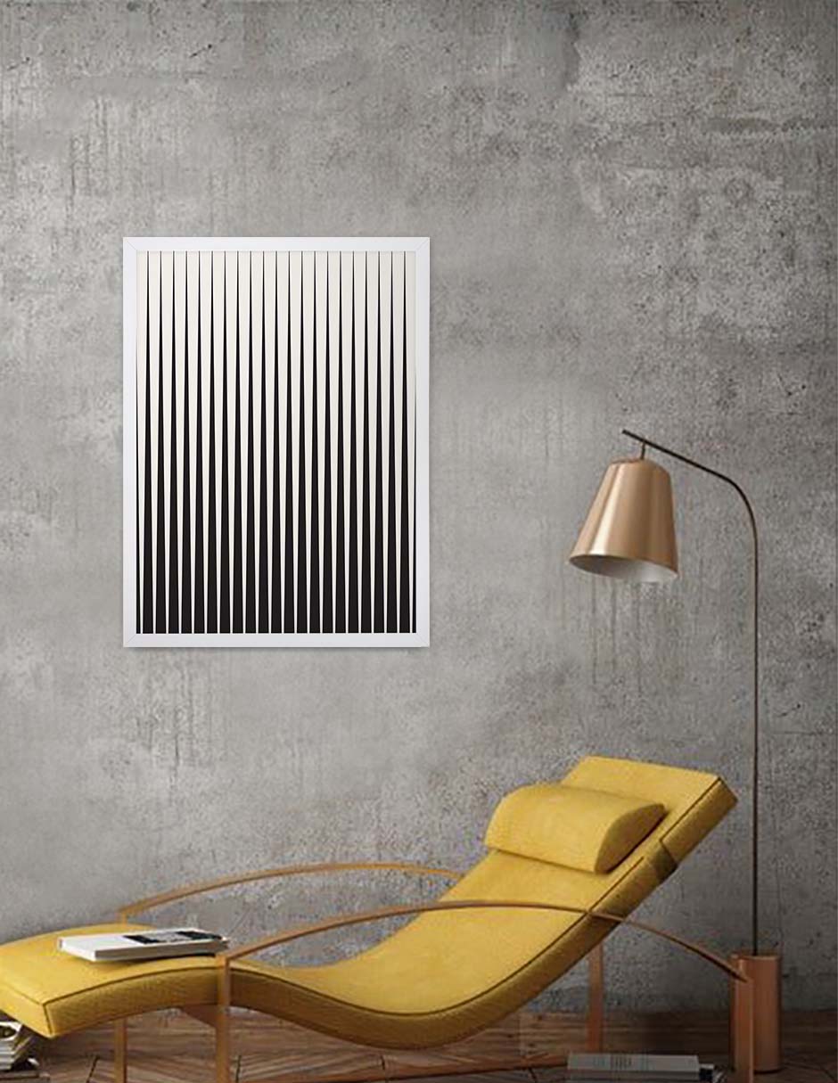 Platea: cuadro decorativo, vista 4 (blanco ambiente)