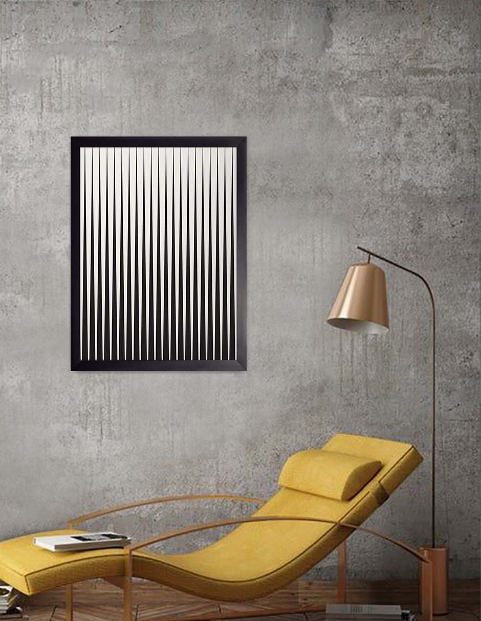 Platea: cuadro decorativo, vista 2 (negro ambiente)