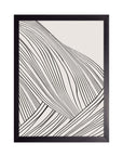 Pliegues: cuadro decorativo, vista 5 (negro)