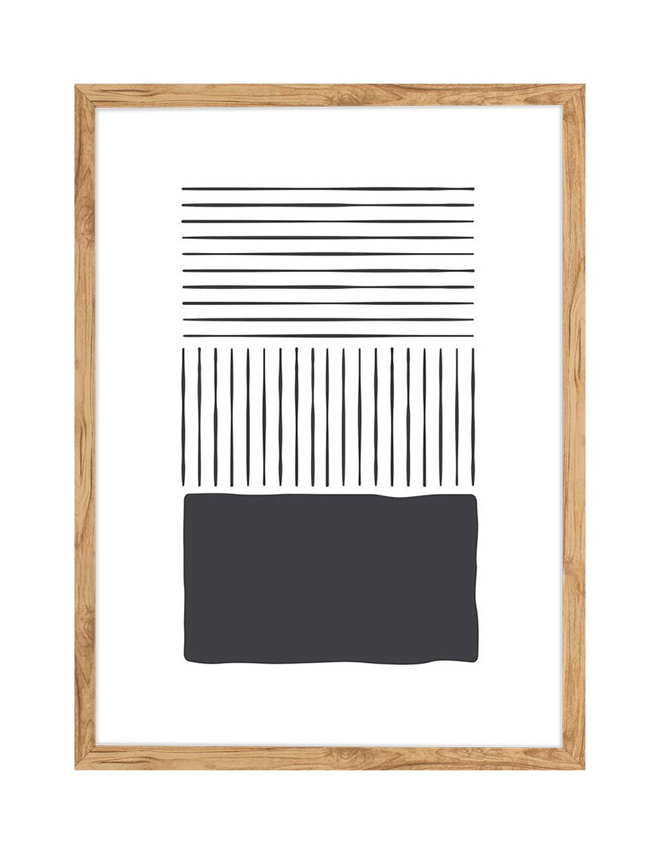 Plinto: cuadro decorativo, vista 3 (madera)