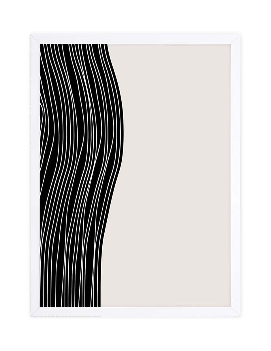 Plisado: cuadro decorativo, vista 3 (blanco)