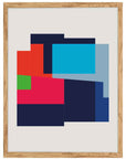 Pop Geo: cuadro decorativo, vista 6 (madera)